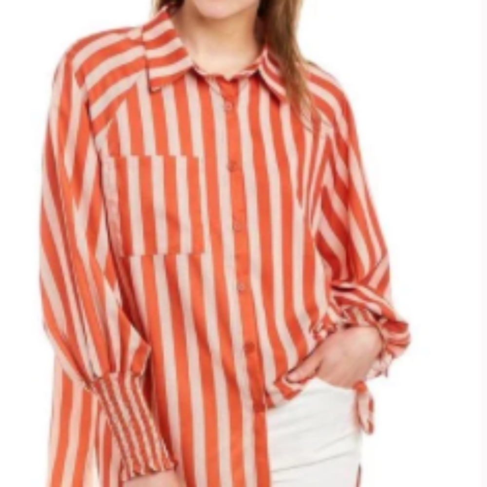 HL Affair Striped shirt red and white